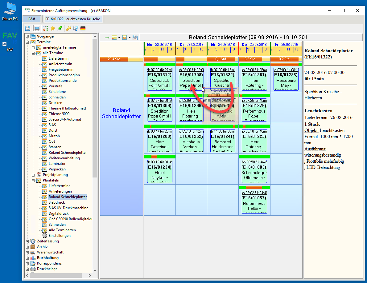 Bild: FAV Terminplanung 3