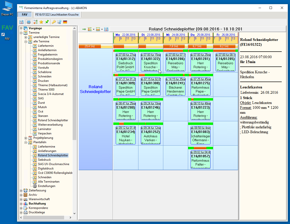 Bild: FAV Terminplanung 4